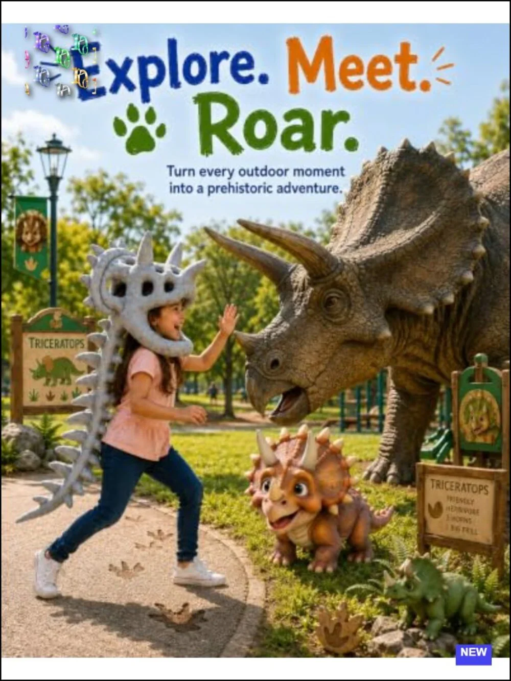 Kids Dinosaur Skeleton Costume Triceratops Plush Halloween Cosplay